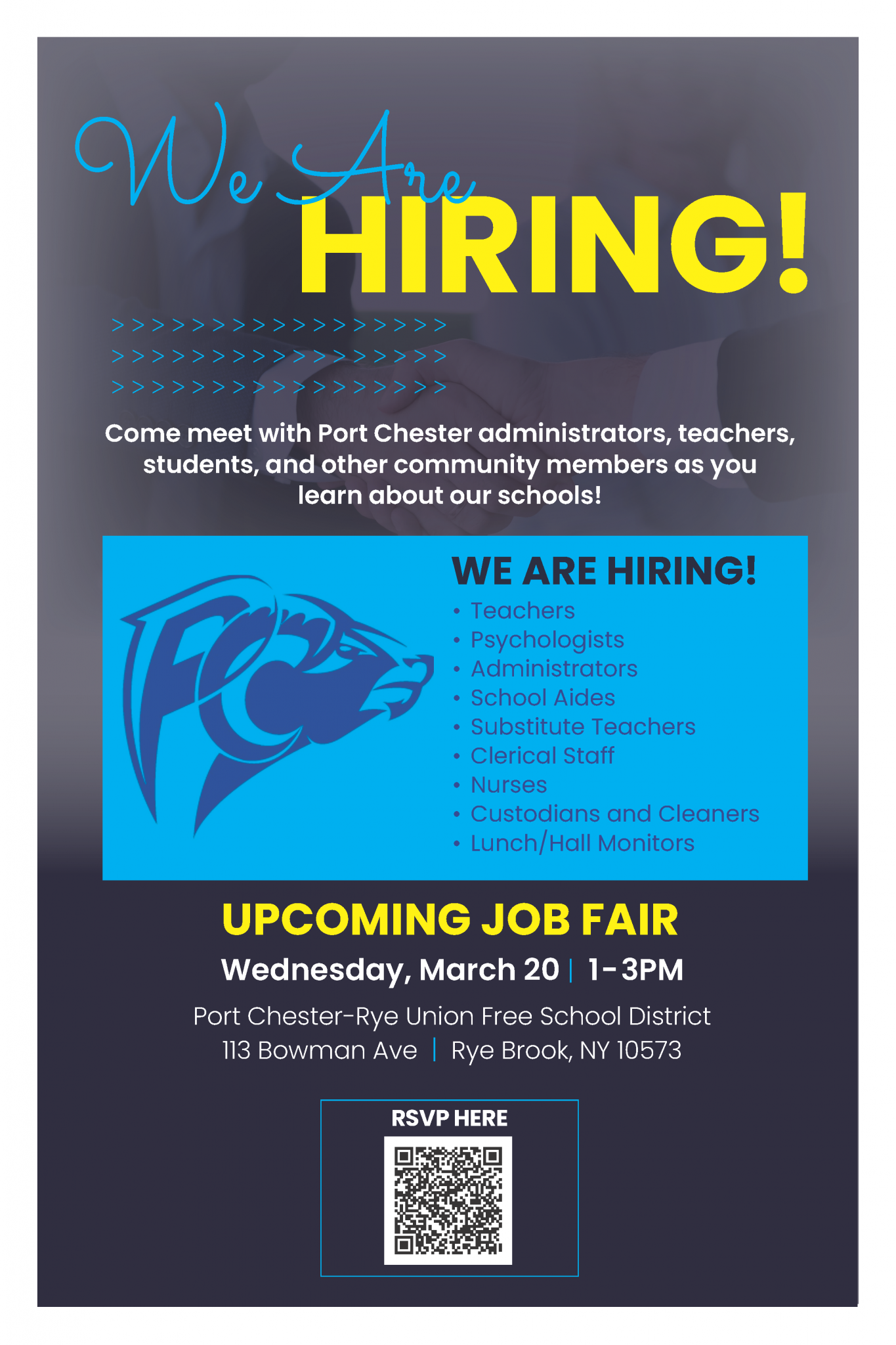 Port Chester-Rye UFSD Job Fair - OLAS Jobs